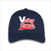 Valley Farms Navy Fitted Cap