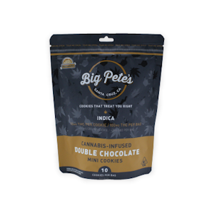 Big Pete's - Double Chocolate Chip 100mg Indica 10pk - Big Pete's