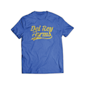 Del Rey Blue Logo T-Shirt