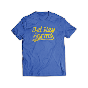 Rio Vista Farms - Del Rey Blue Logo T-Shirt