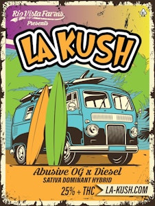 RIO VISTA FARMS - Rio Vista Farms LA Kush Poster