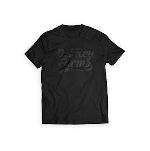Rio Vista Farms - Del Rey Black Logo T-Shirt