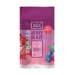 Dixie Berry Blaze Gummies 100mg