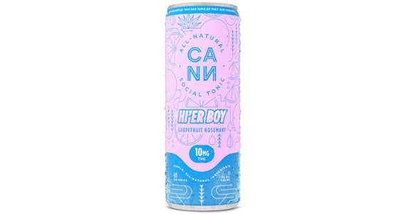 CANN - CANN - Grapefruit Rosemary Hi'er Boys Tonic - Single Serve 12oz Can
