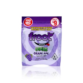 FROOT - Edible - Sour Grape - Gummy - 100MG