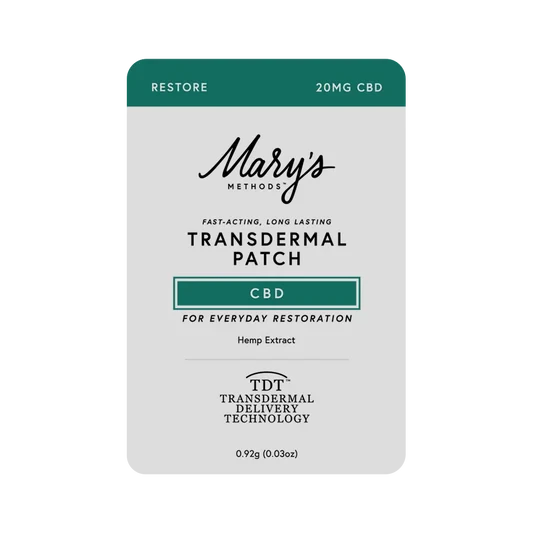 Mary's Medicinals™ - Marys Medicinal - Topical - Restore/CBD Patch - Single Main Image
