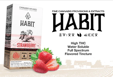Habit - Habit Strawberry Syrup 400mg Tincture (Single)