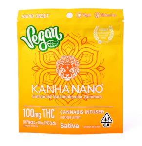 KANHA - KE - THC NANO Vegan Luscious Lemon 100mg