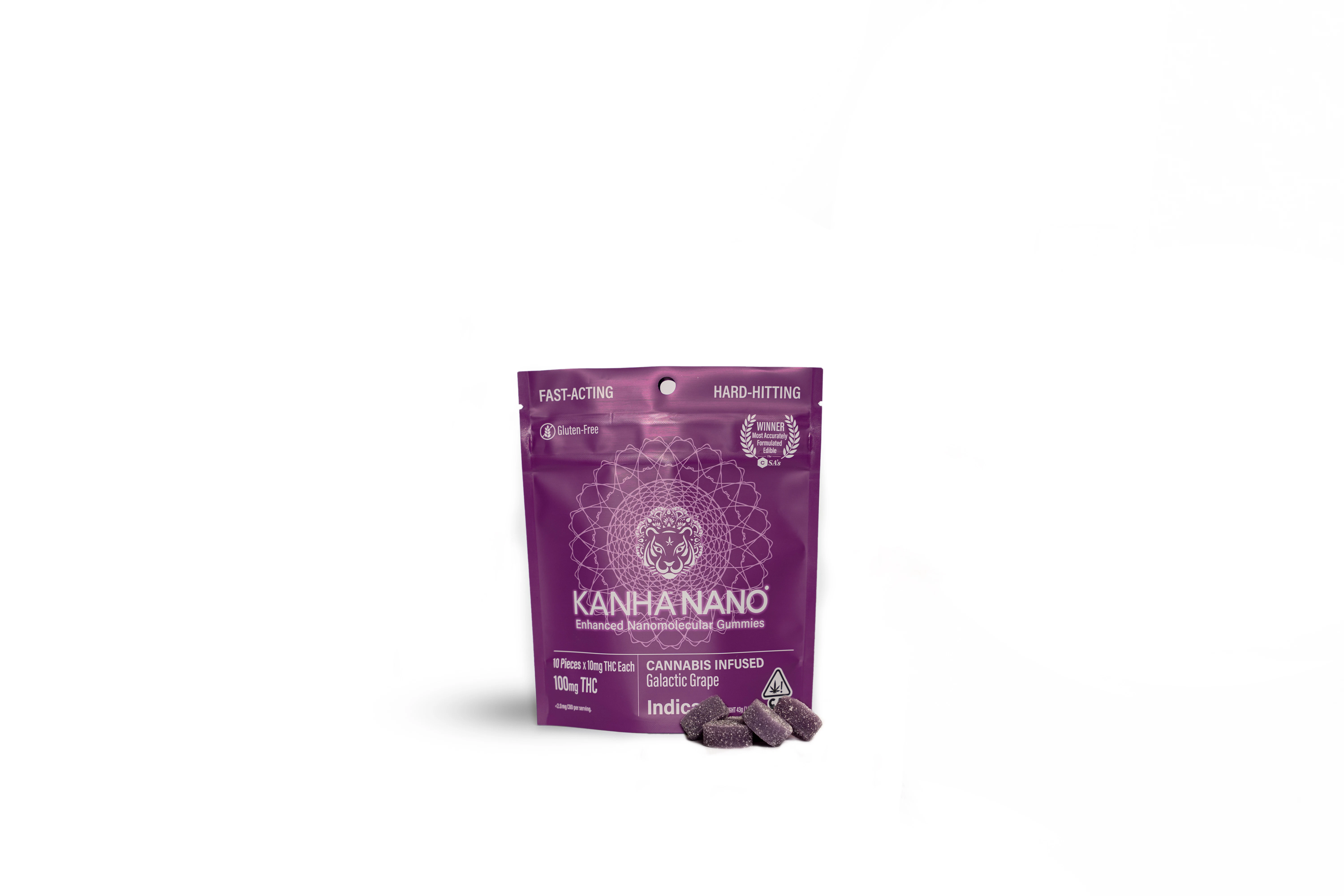 kahna - THC Nano - Indica Galactic Grape 10 MG Main Image
