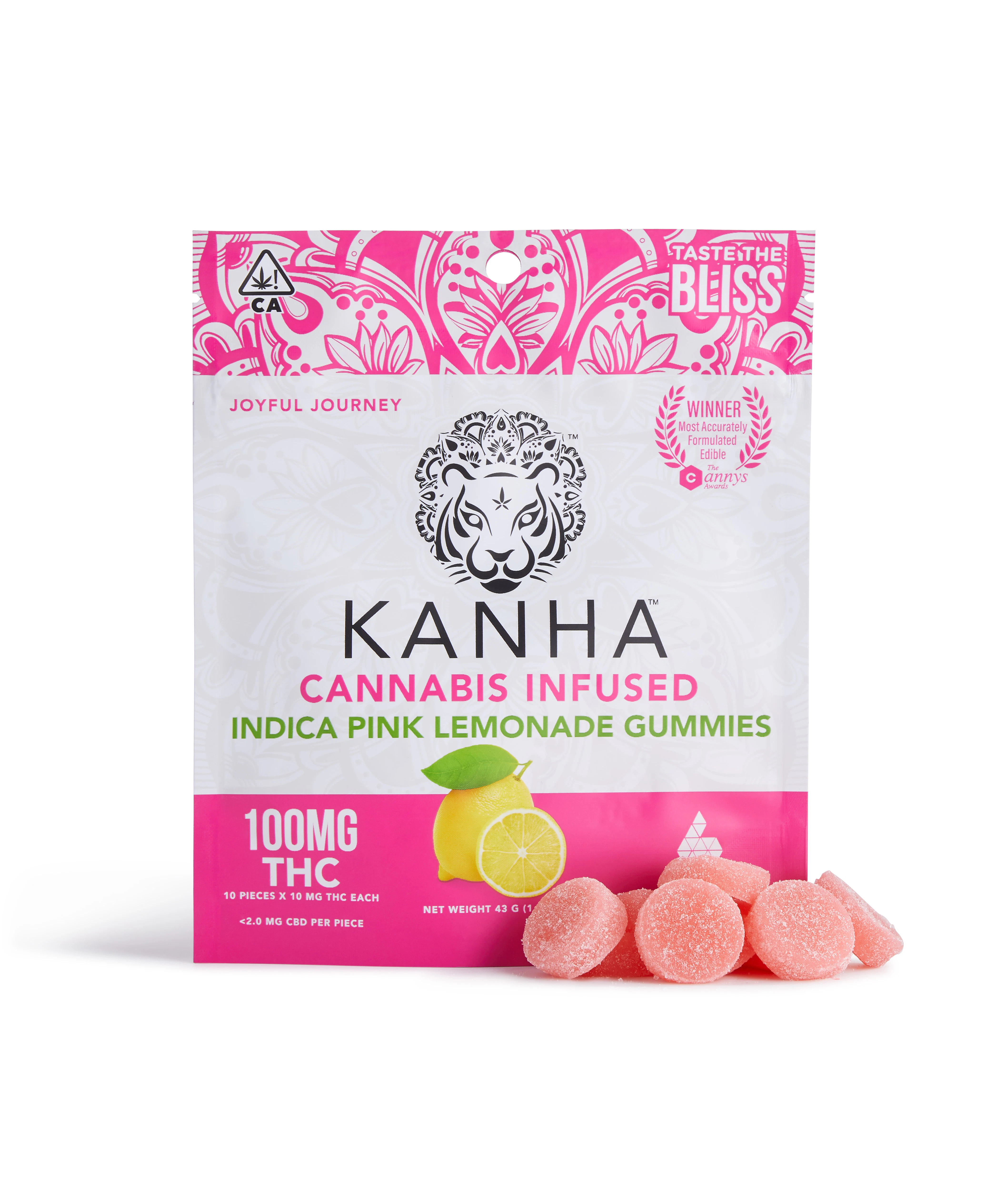 KANHA - Indica Pink Lemonade 10 mg Main Image