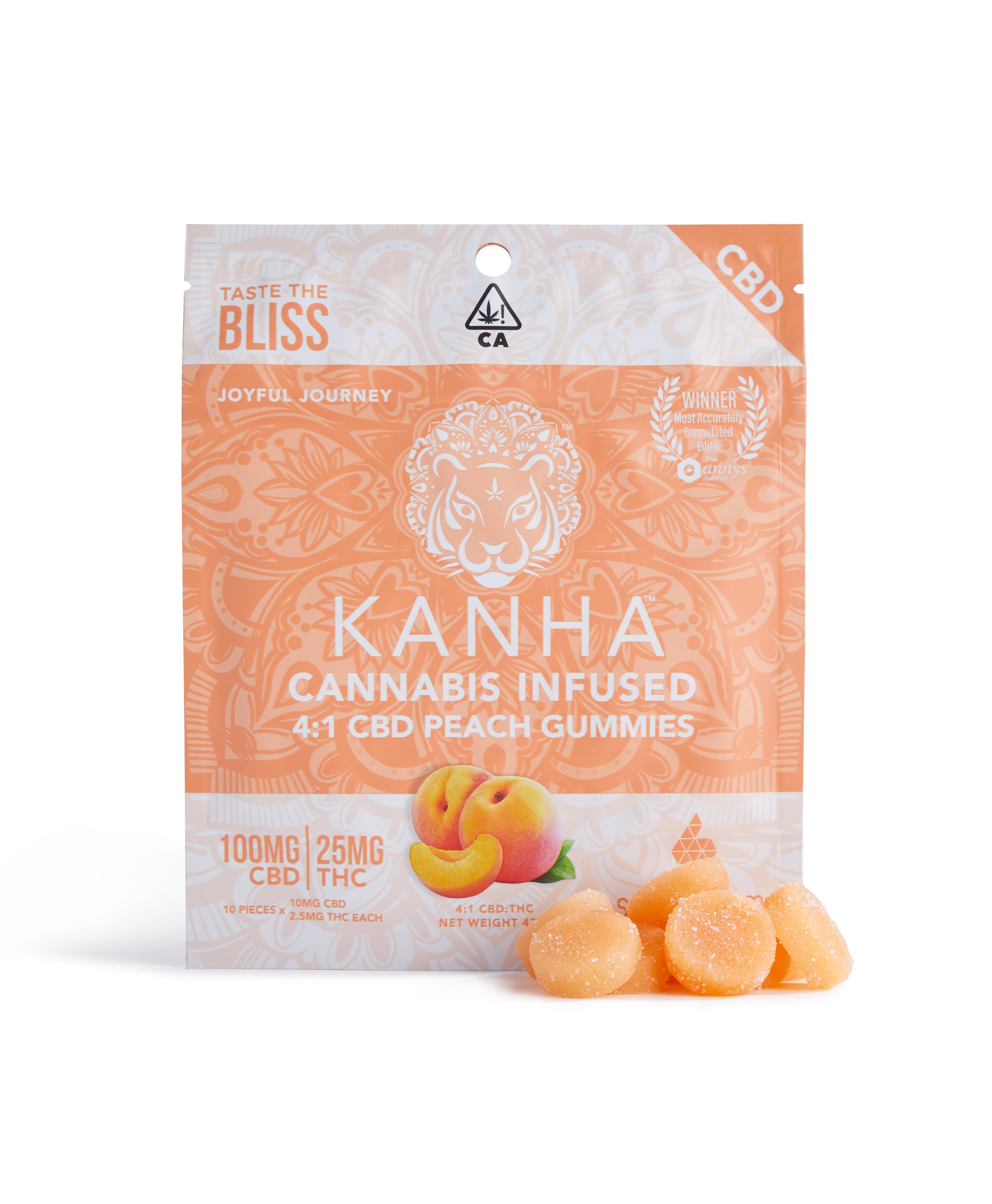 KANHA - Kanha - Peach CBD Main Image