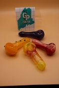 GP Small Hand Blown Glass Pipe