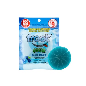 Froot - Froot Sour Blue Razz 100mg $9