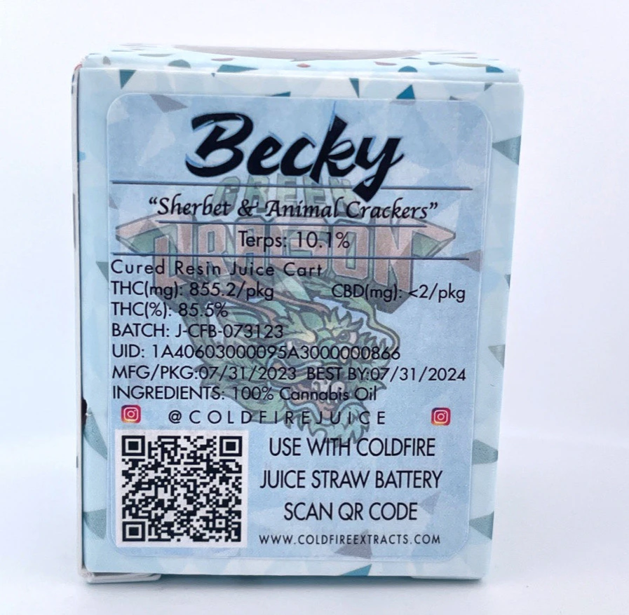 COLD FIRE - ColdFire x Green Dragon - Becky - 1g Juice Cart Main Image