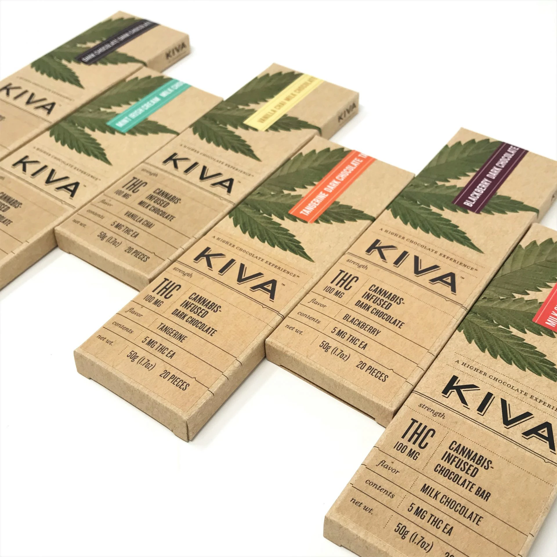 Kiva Confections - Kiva 100mg Milk Chocolate Bar Main Image