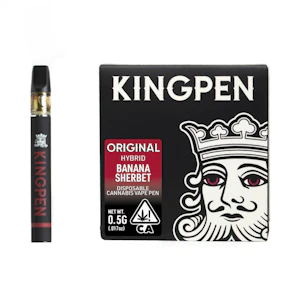 KINGPEN - .5g Banana Sherbet Disposable Vape - Kingpen