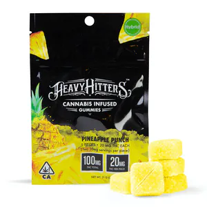 Heavy Hitters - Heavy Hitters Gummy Pack Pineapple Punch $22