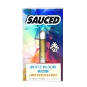 SAUCED: WHITE WIDOW 1G LIVE RESIN CART