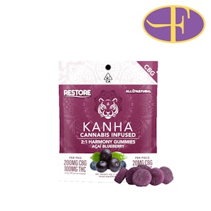 KANHA - Acai Blueberry CBG:THC (2:1)