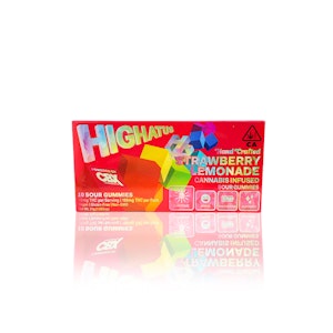 HIGHATUS - HIGHATUS - Edible - Strawberry Lemonade - 10-Pack - Sour Gummies - 100MG