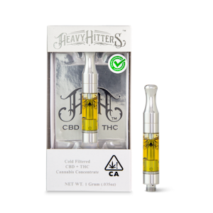 HEAVY HITTERS - Heavy Hitters AC/DC 1:1 CBD Vape Cart 1g