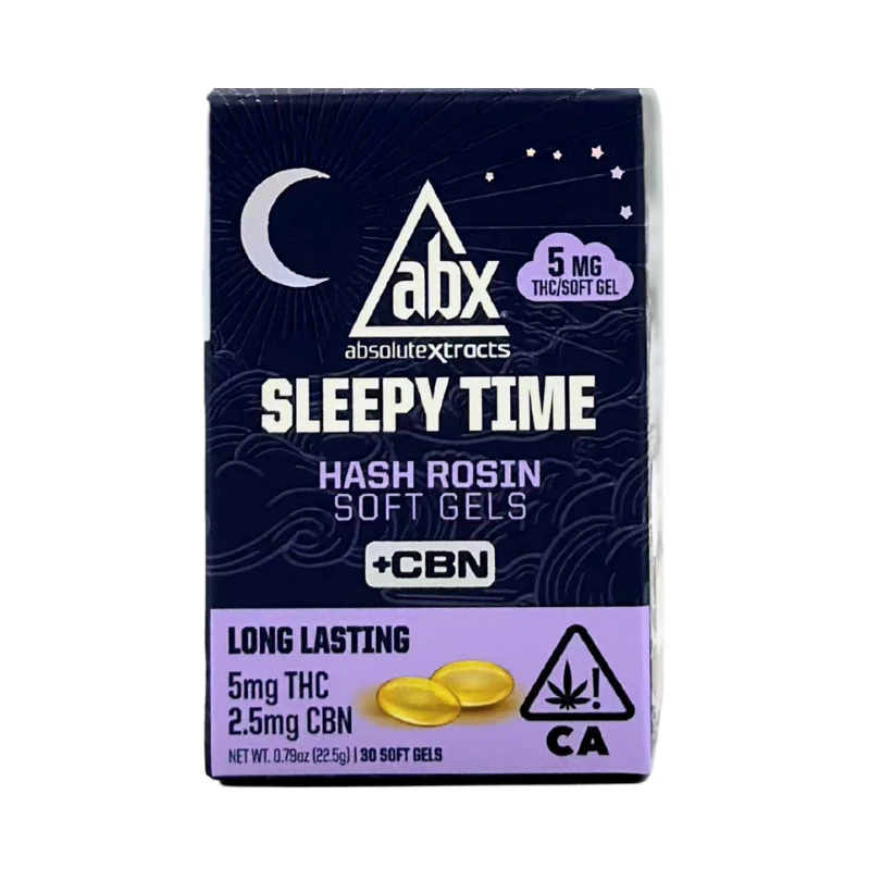 ABX - ABX - Sleepy Time - 2:1 - 5mg THC/2.5mg CBN - 30pk - 150mg/75mg Main Image