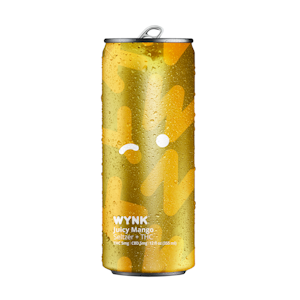 Wynk - Wynk - Juicy Mango  - Seltzer + THC + CBD -12 fl oz - Drink