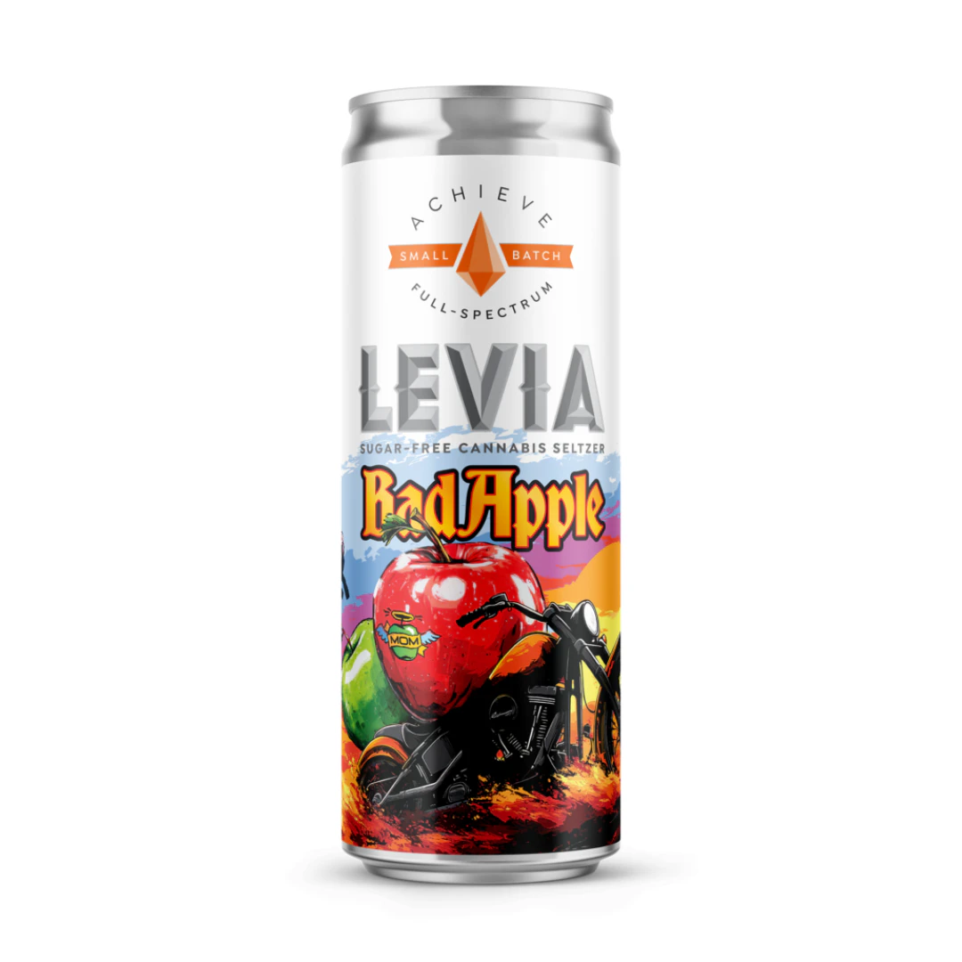 Levia - Bad Apple Sativa Seltzer - 5mg - Levia Main Image