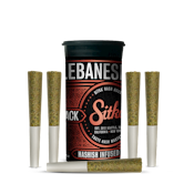 Classic Lebanese Red - Hash Infused Joint Minis - Sitka - 5pk 2g