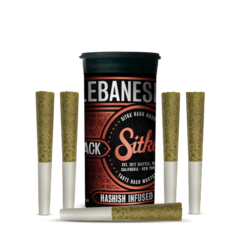 Sitka - Classic Lebanese Red - Hash Infused Joint Minis - Sitka - 5pk 2g Main Image