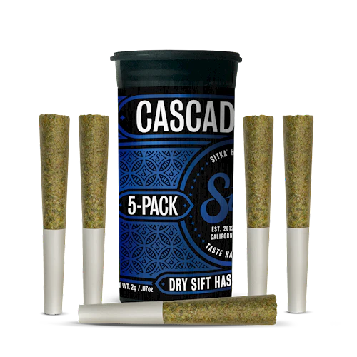 Sitka - Classic Cascade Cream - Hash Infused Joint Minis - Sitka - 5pk 2g Main Image
