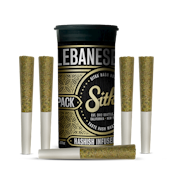 Classic Lebanese Gold - Hash Infused Joint Minis - Sitka - 5pk 2g
