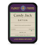 Candy Jack - 5pk Infused 0.5g Prerolls (2.5g total) - Sativa | Florist Farms