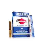 Blueberry Pie 5pk Mini Infused Blunts (2.5g total/.5g each) - SWISHER BLUNTS