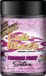 CALI BLAZE - Cali Blaze- Passion Fruit 5pk Mini Blunts w/ Glass Tip