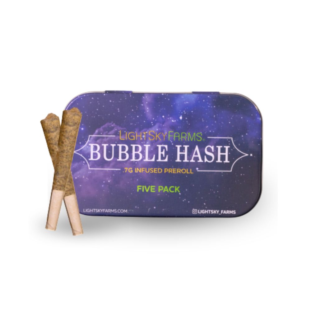 MAC x Electric Gorilla Butter 5pk Bubble Hash Infused Prerolls (3.5g total/.7g each) - LIGHTSKY FARMS