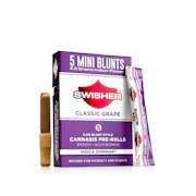 Classic Grape 5pk Mini Infused Blunts (2.5g total/.5g each) - SWISHER BLUNTS