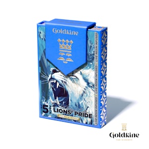 GOLDKINE - Lions' Pride - 5 Pack Preroll Case (3g) Infused