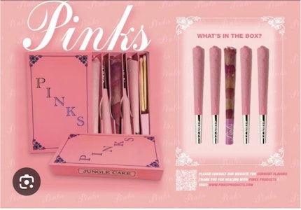 Pinks - Pinks Pack- Alaskan Purple- kief-infused 1g prerolls- 5pk