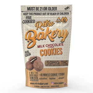 Retro Bakery - Chocolate Covered Cookies 10mg THC - 5 pack
