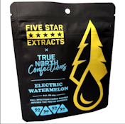 True North Five Star Extracts-Gummies- Electric Watermelon-Hybrid-200mg THC