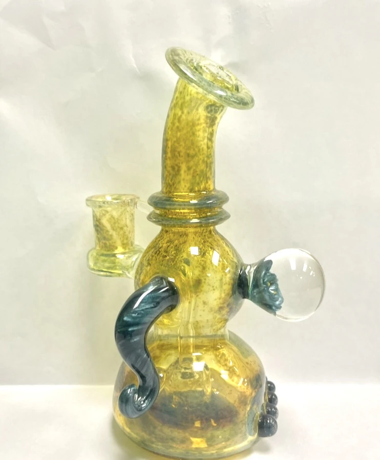 5th Element Glass - 5th Element - Blue Flower - Glass Main Image