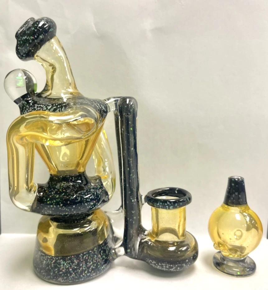 5th Element Glass - 5th Element - Crushed Opal (Orange Rig 14mm Female) - Glass Main Image