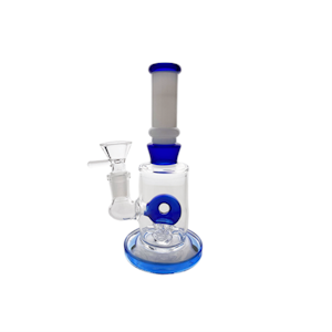 LA King - 6" Water Pipe with Donut Shower and 14mm Male Bowl