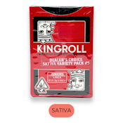 KingRoll - Juniors - Variety Sativa Mix #5 - Infused Preroll Pack - 4pk - 3.0g