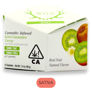 WYLD - Wyld - Kiwi THC:THCV - Gummies - 10pc - 100mg