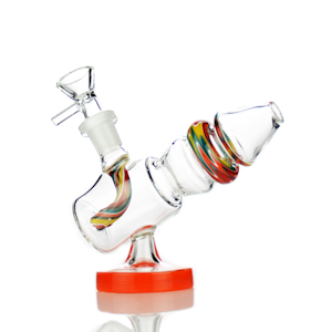 LA King - 6.5" Rocket Launcher Water Pipe Bong with 14mm Male Bowl