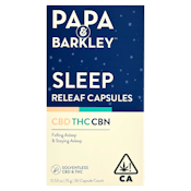 Papa Barkley - Sleep - Releaf Capsules 1:1:1 CBN:THC:CBN - 500mg