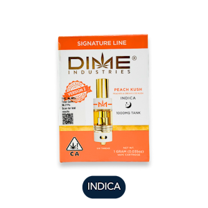 DIME INDUSTRIES - Dime Industries - Signature - Peach Kush - Vape Cart - 1.0g