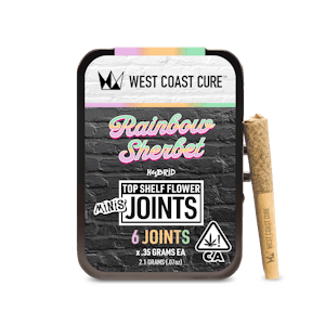 WEST COAST CURE - WCC | CUREjoint | 6 Pack |  Rainbow Sherbet | .35g